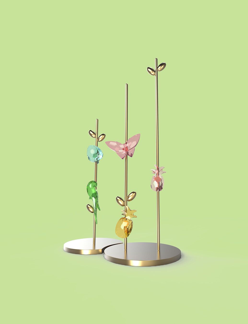 Crystal flowers inspiration: Garden Tales collection