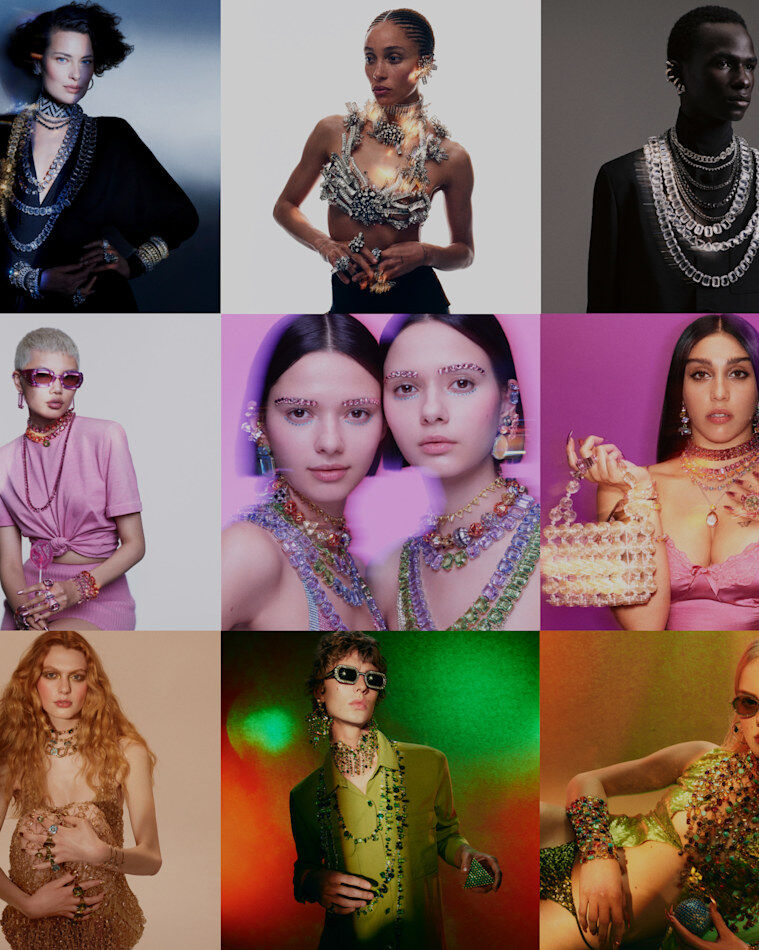 swarovski collection ii colorful jewelry