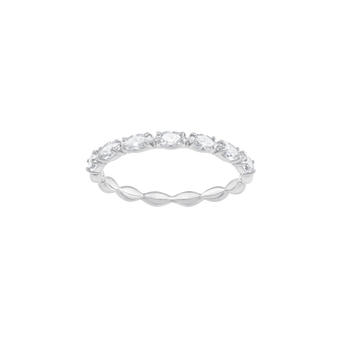 Vittore Marquise Ring, White, Rhodium Plated