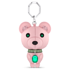 swarovski icons key ring bear multicolored stainless steel