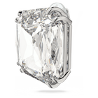 swarovski mesmera earring square cut crystal white rhodium plated