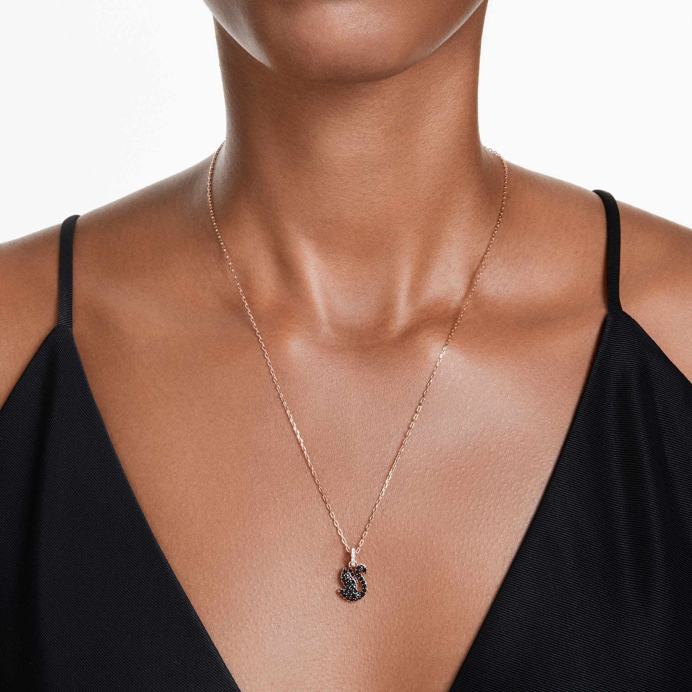 Swarovski iconic swan discount pendant