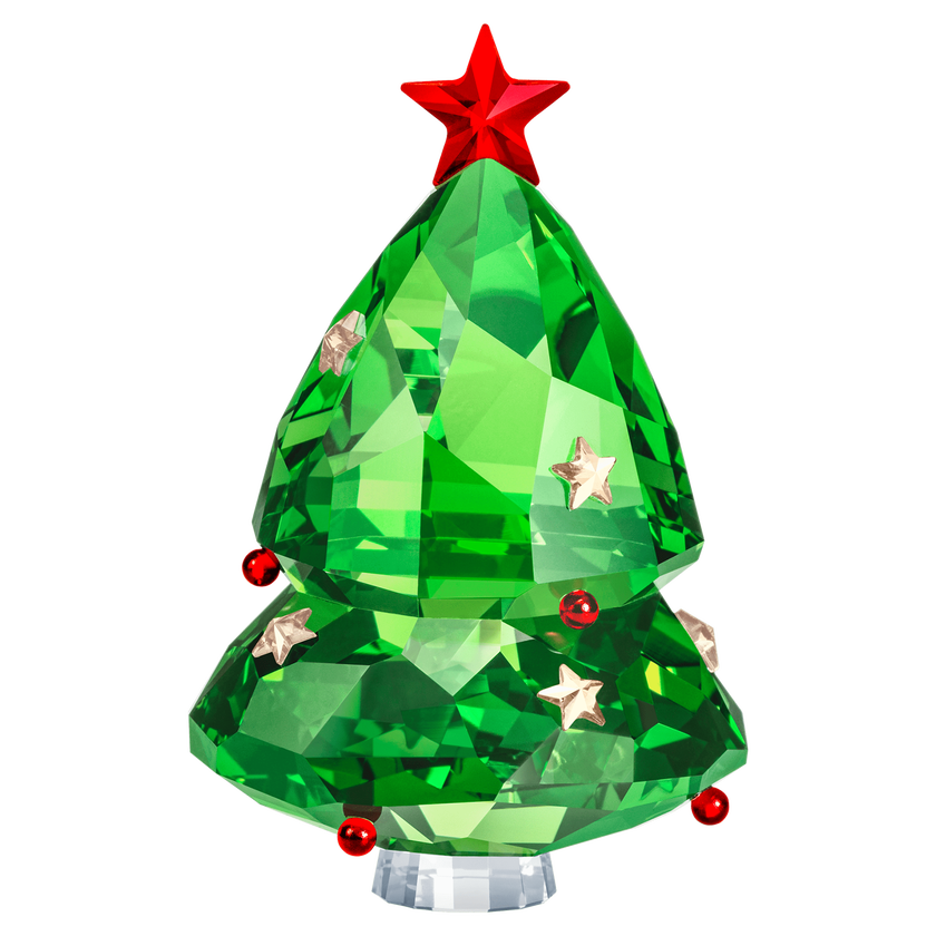 swarovski joyful holiday tree  green