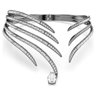 swarovski the vienna collection choker feather white ruthenium plated