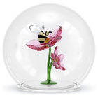 swarovski idyllia glass ball bee and flowers