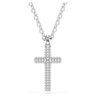 swarovski insigne pendant pav cross white rhodium plated
