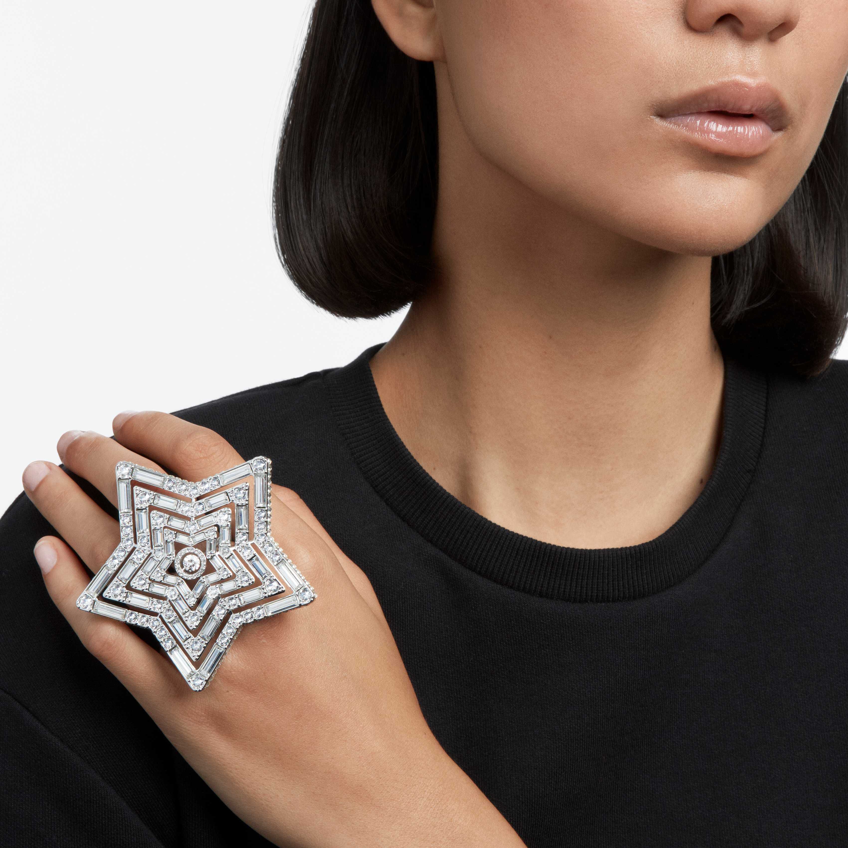 Swarovski bug ring on sale
