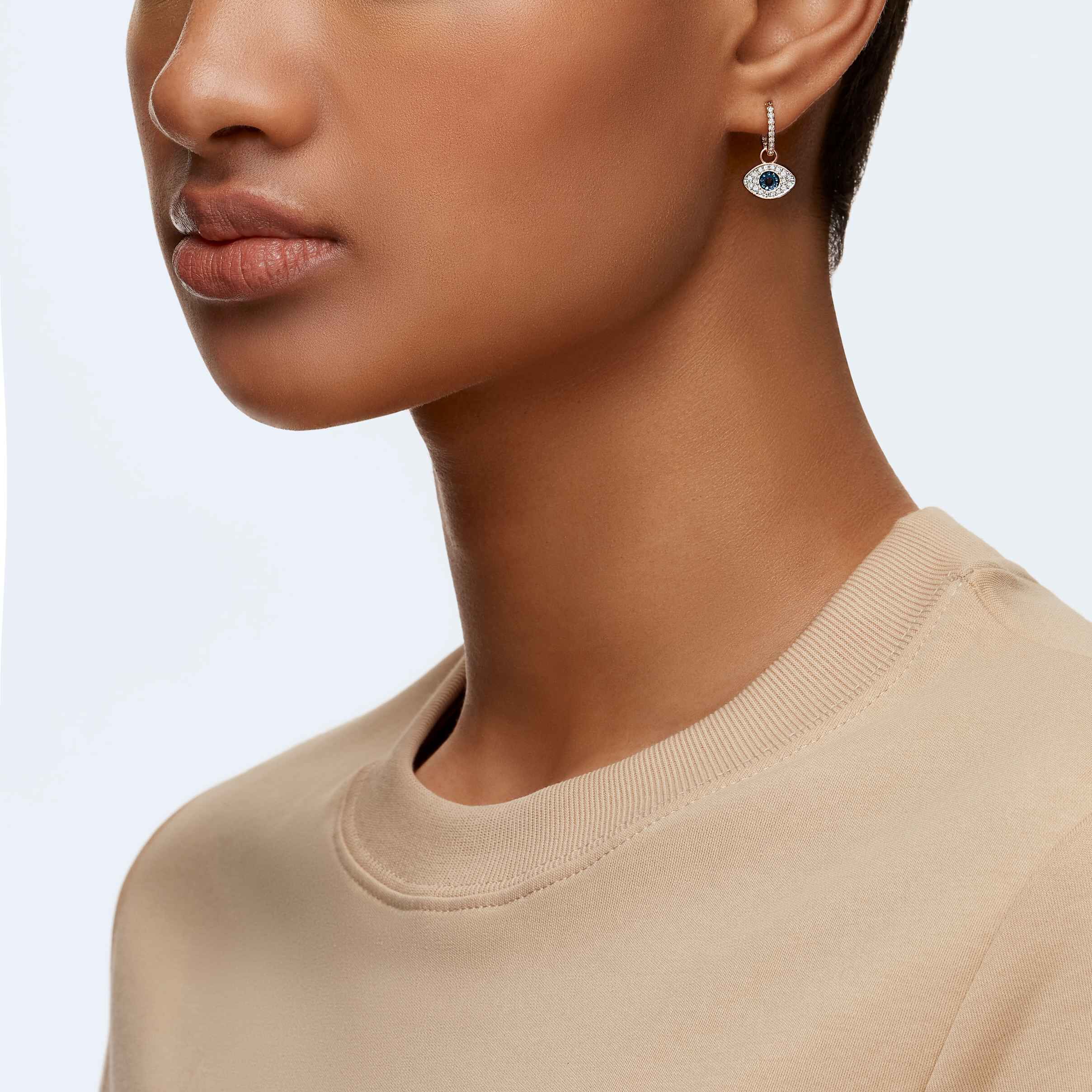 Swarovski eye earrings sales