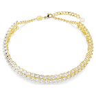 swarovski idyllia choker oval cut white gold tone plated