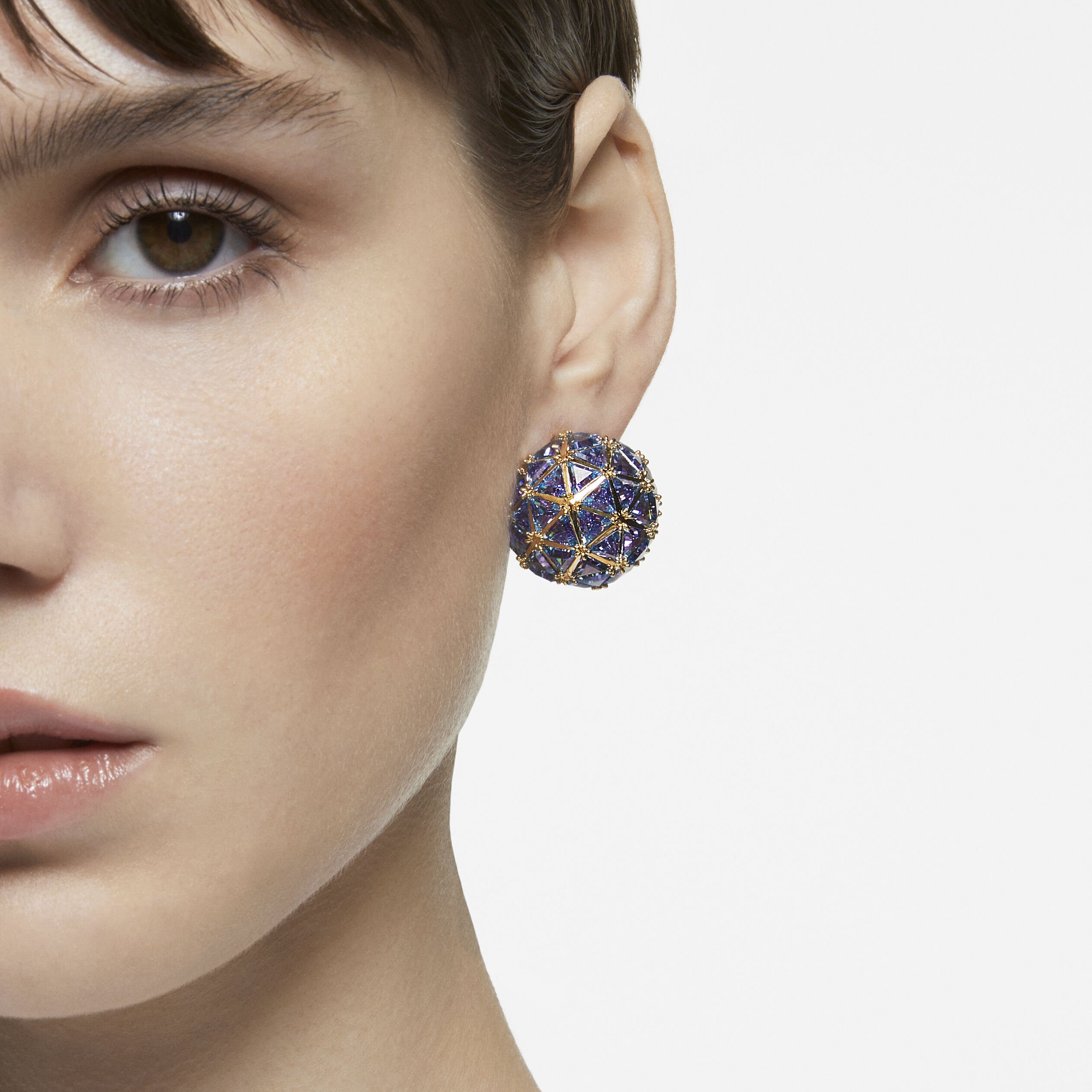 Swarovski single new arrivals stone earrings