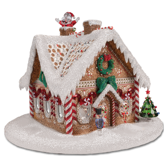 swarovski crystal myriad gingerbread house