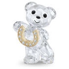 swarovski kris bear lucky horseshoe