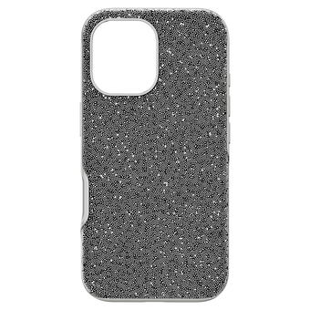 swarovski high smartphone case iphone 16 silver tone