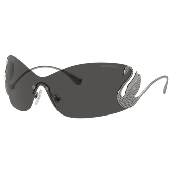 swarovski sunglasses  mask  swan  sk7020  gray