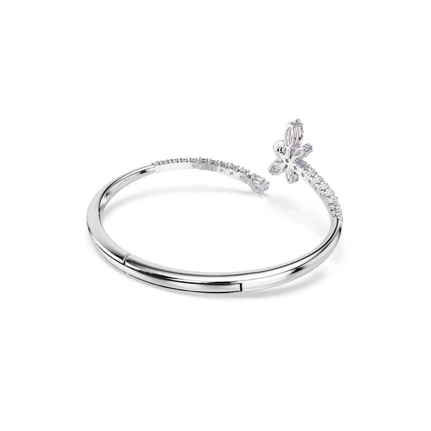 ariana grande x swarovski bangle  mixed cuts  dragonfly  multicolored  rhodium plated