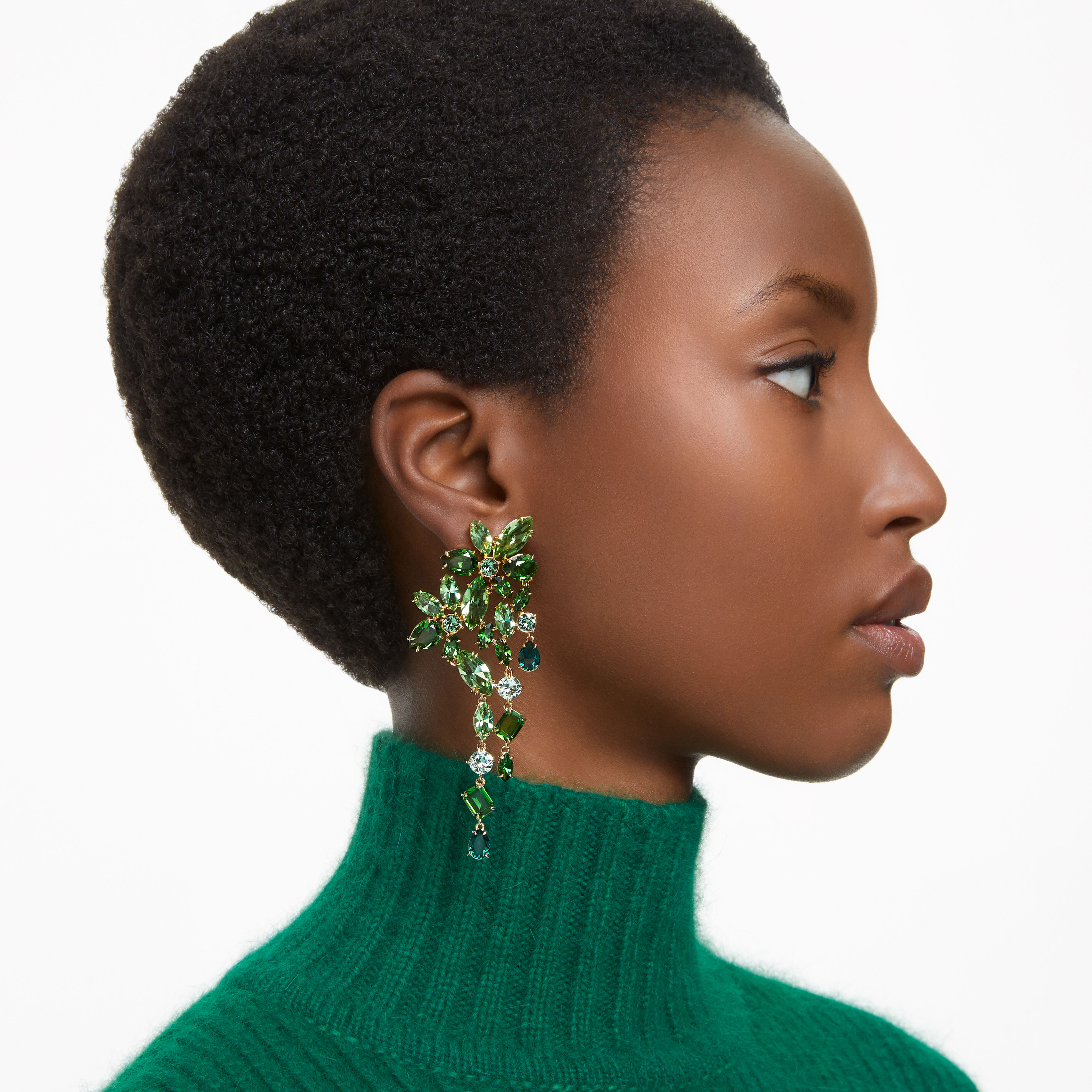 Swarovski long drop earrings outlet