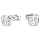 swarovski millenia cufflinks octagon cut white rhodium plated