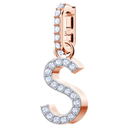 Swarovski Remix Collection Charm S, White, Rose Gold Plating