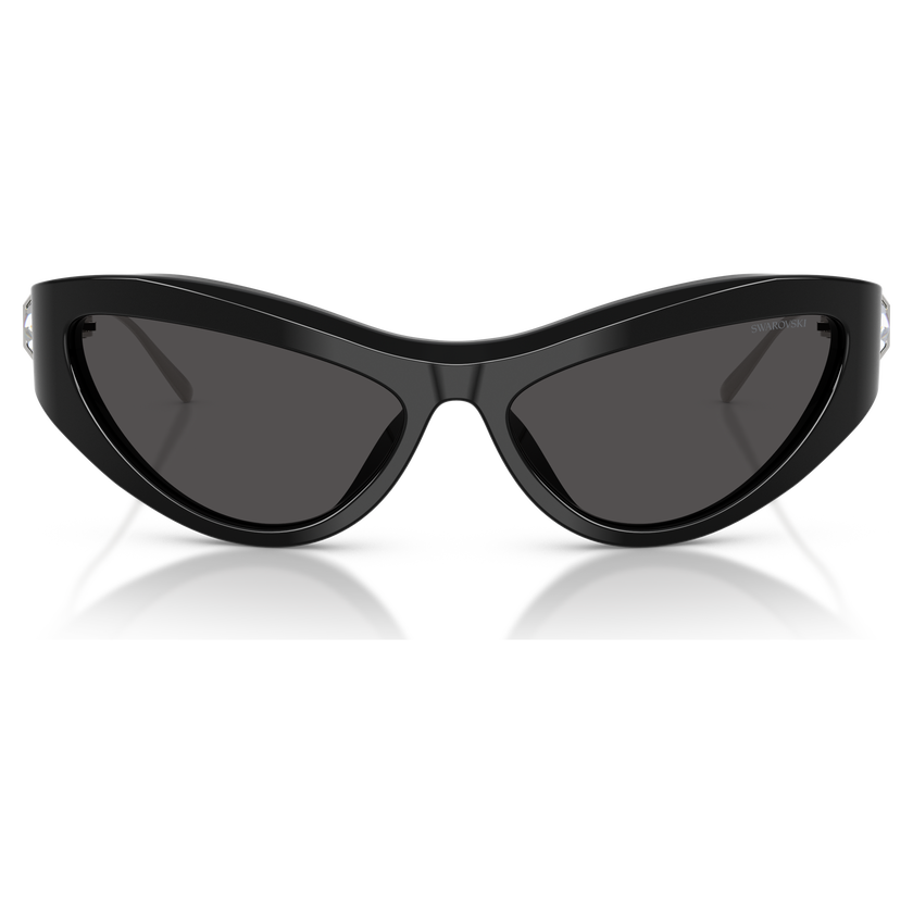 swarovski sunglasses  cat eye shape  sk6046  black