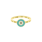 Luckily Ring, Multi-colored, Gold plating