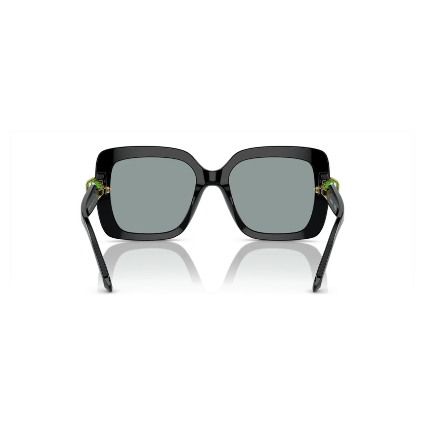 swarovski sunglasses  oversized  square shape  sk6001el  black