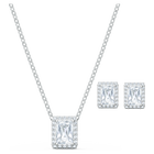 Angelic Set, White, Rhodium plated