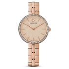 swarovski cosmopolitan watch metal bracelet rose gold tone rose gold tone pvd