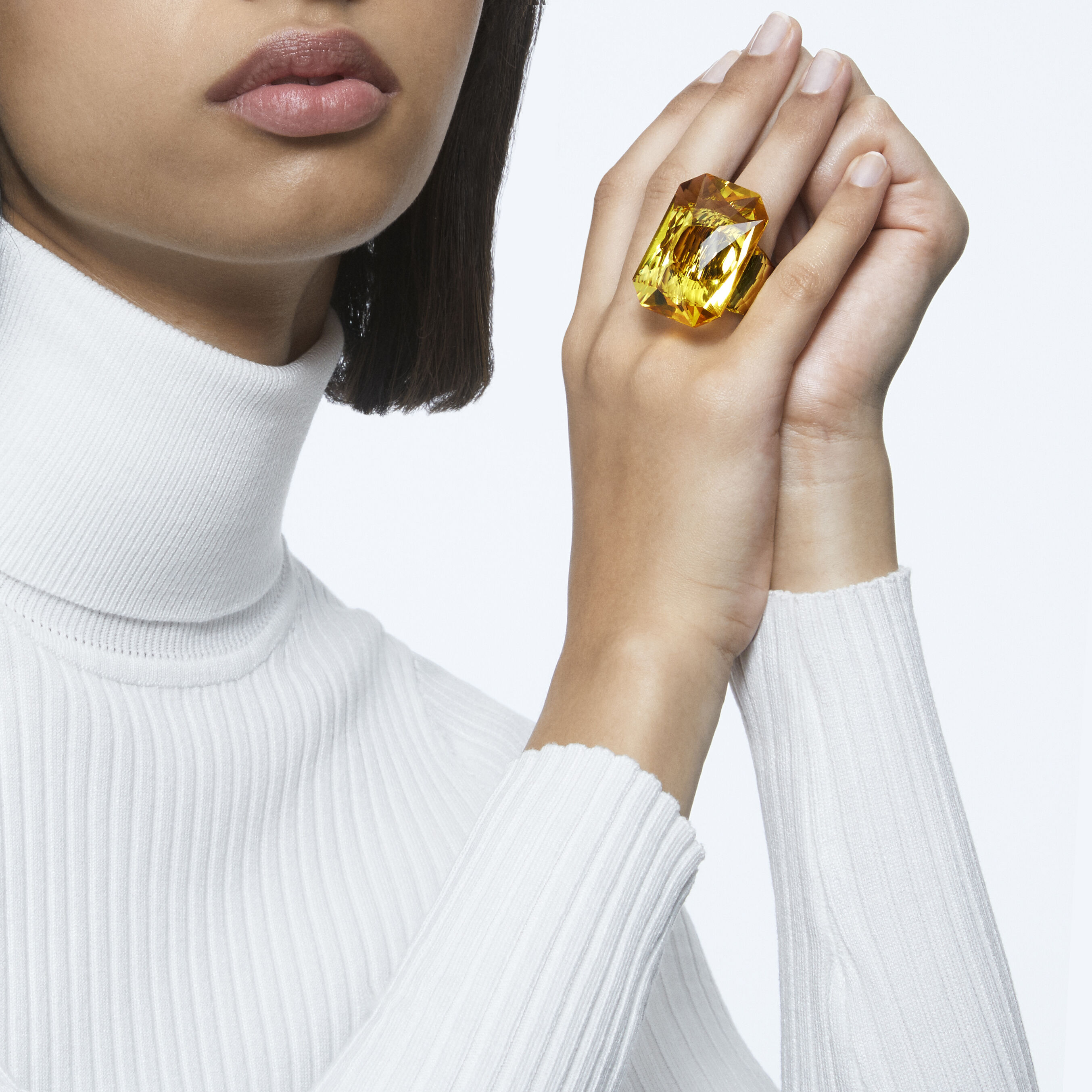 Swarovski yellow new arrivals ring
