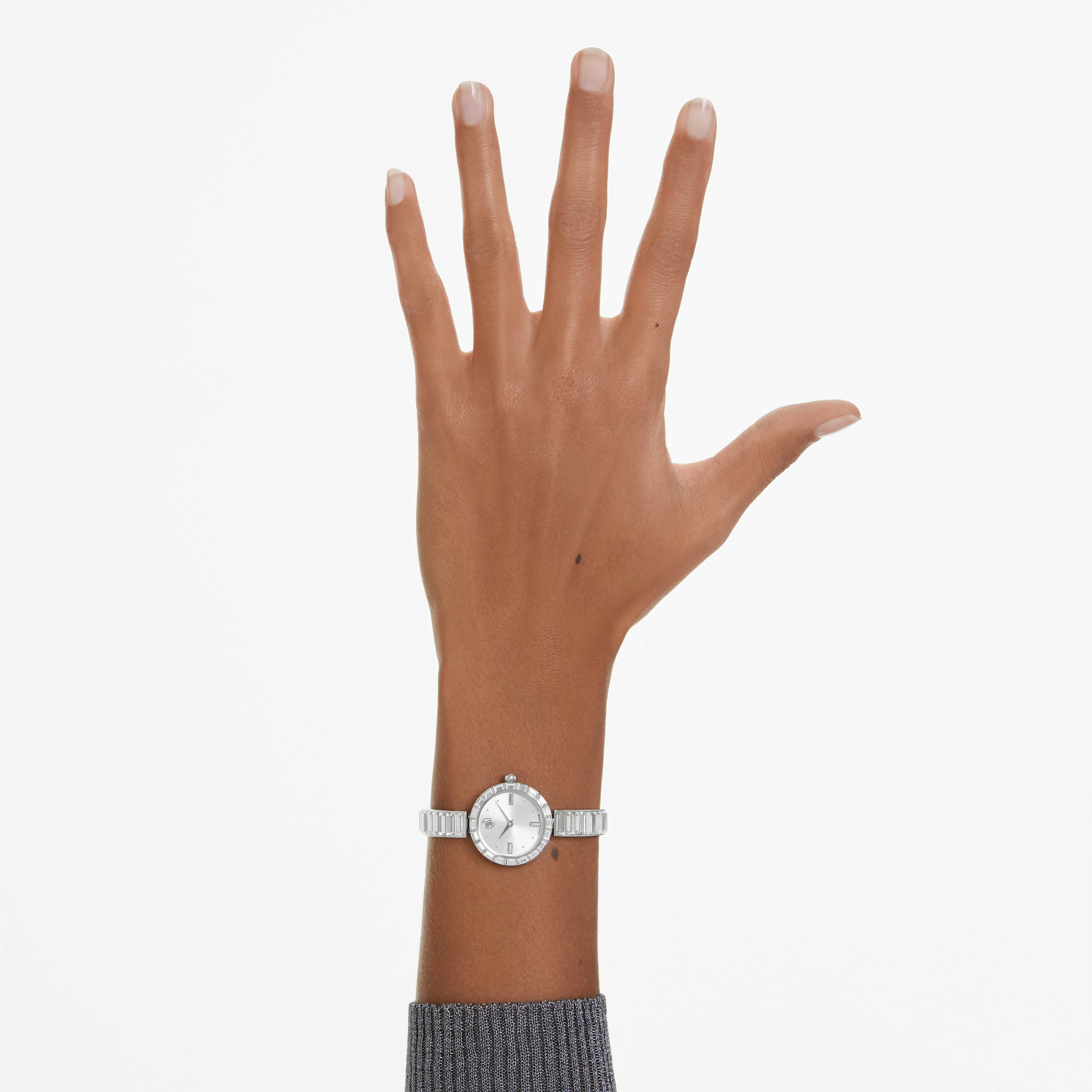 Buy Swarovski Matrix Bangle watch Swiss Made Crystal bracelet Silver tone Stainless Steel