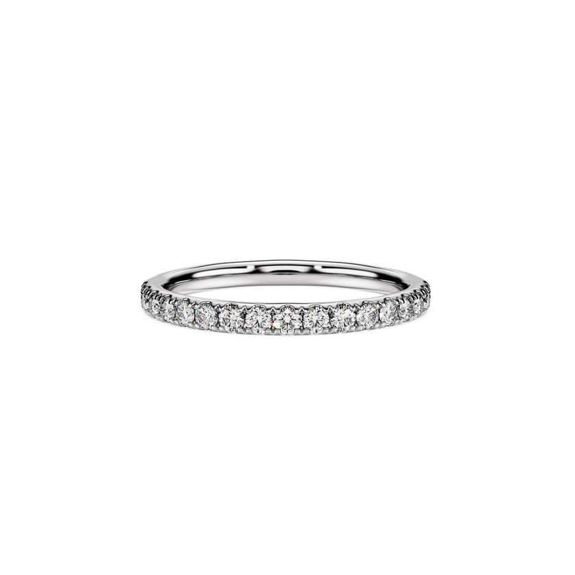 swarovski eternity band ring  lab grown diamonds 0 4 ct tw  round shape  sterling silver