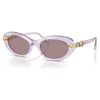 swarovski sunglasses  pillow shape  pink