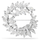 swarovski mesmera brooch  marquise cut  white  rhodium plated