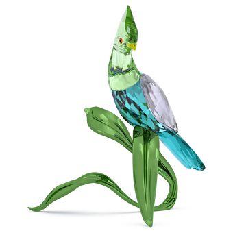 swarovski idyllia green turaco