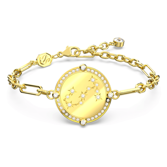 swarovski zodiac bracelet  scorpio  gold tone  gold tone plated