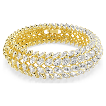 swarovski idyllia bracelet oval cut white gold tone plated