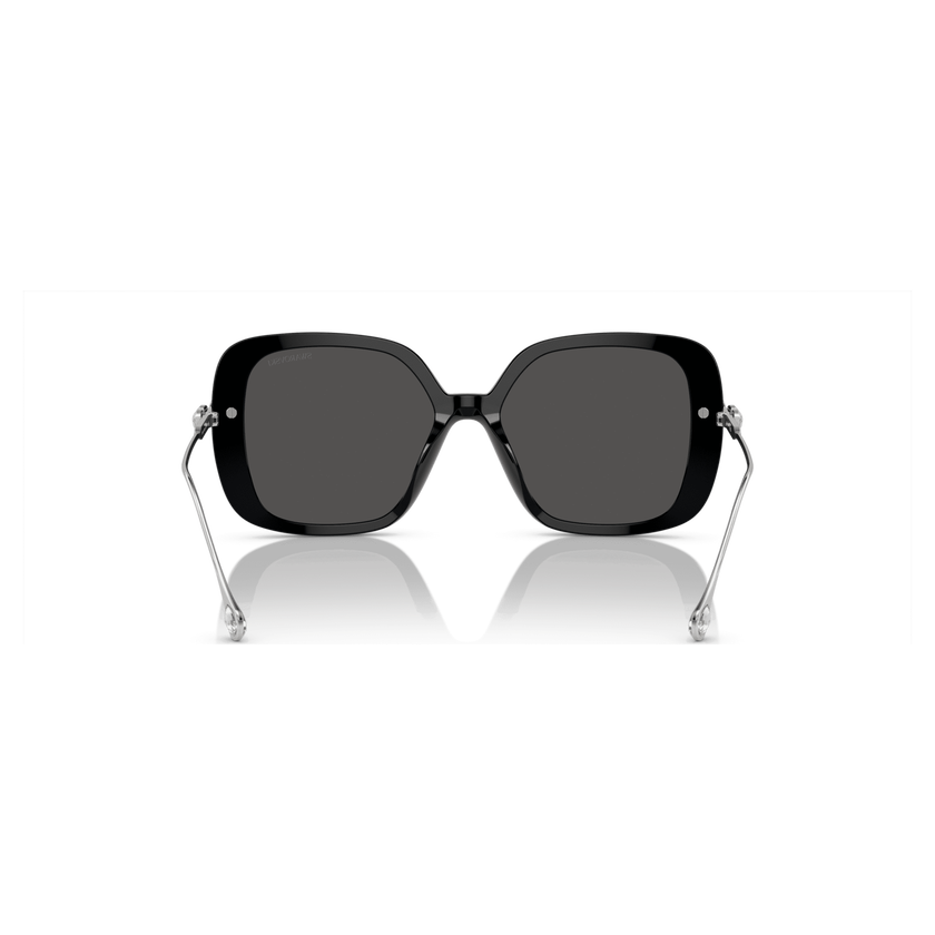 swarovski sunglasses  oversized  square shape  sk6011el  black