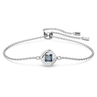 swarovski angelic bracelet square cut blue rhodium plated