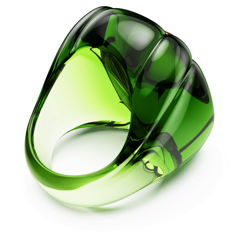 swarovski dulcis cocktail ring  cushion cut  pav   multicolored