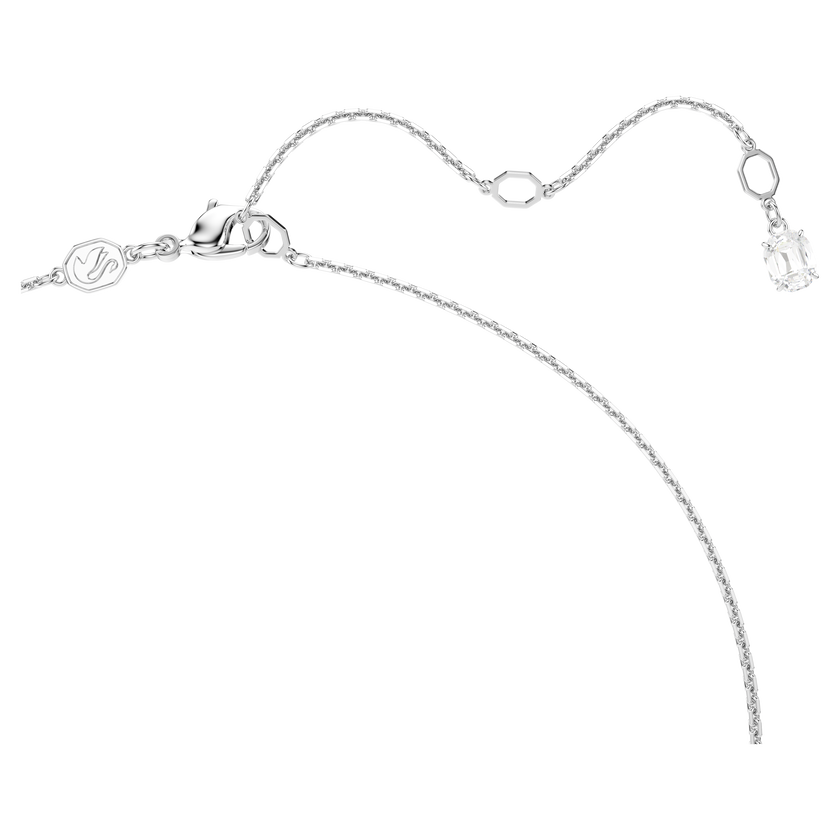 swarovski idyllia pendant  star  white  rhodium plated