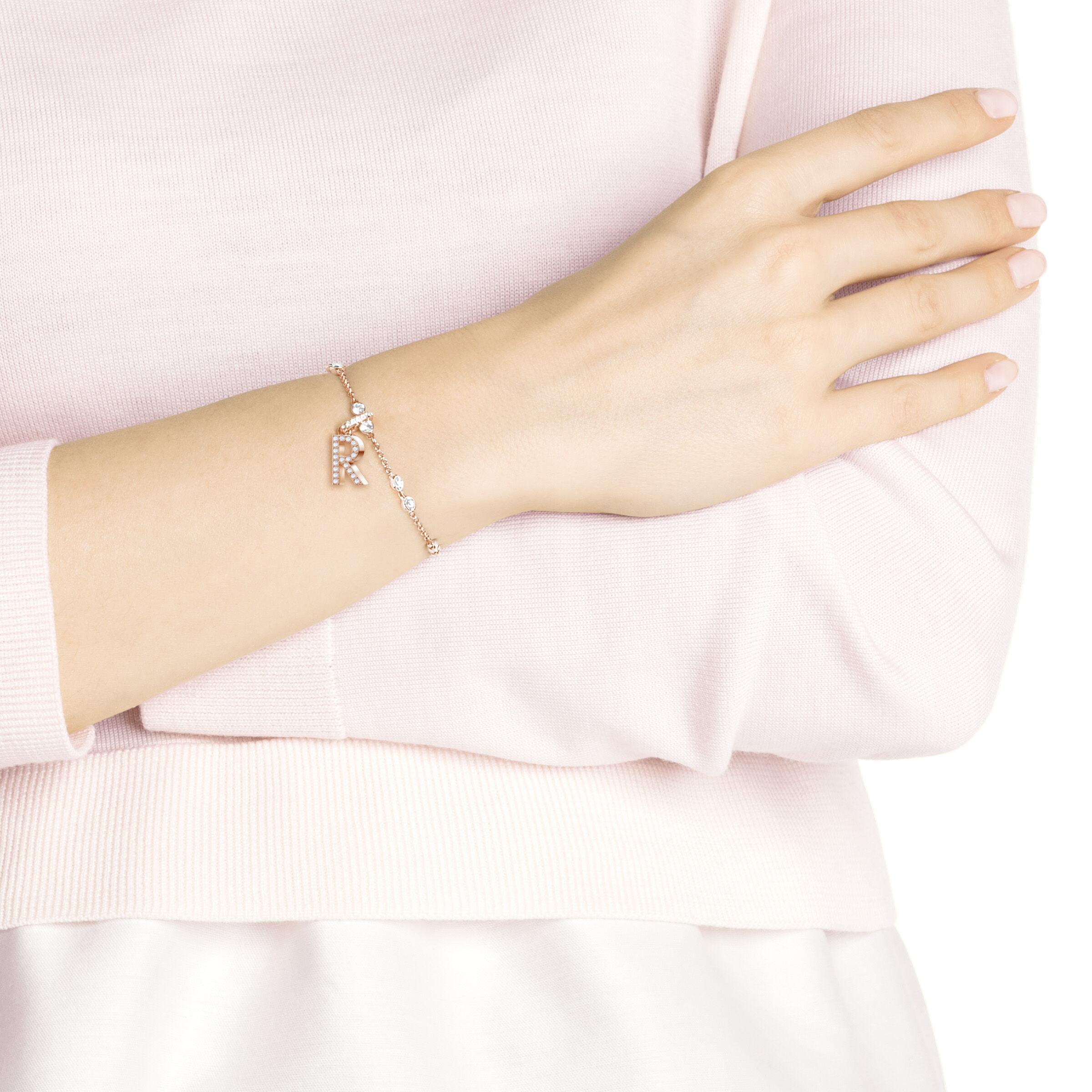 Buy Swarovski Swarovski Remix Collection R charm White Rose gold