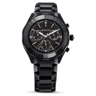 swarovski watch metal bracelet black black finish