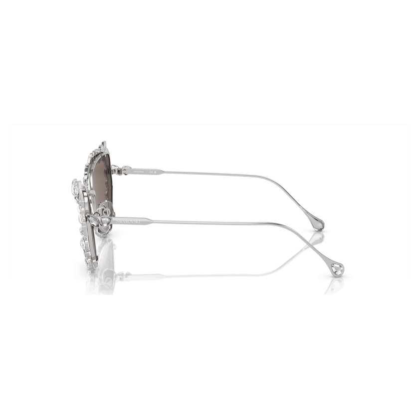 swarovski sunglasses  statement  cat eye shape  sk7011el  white