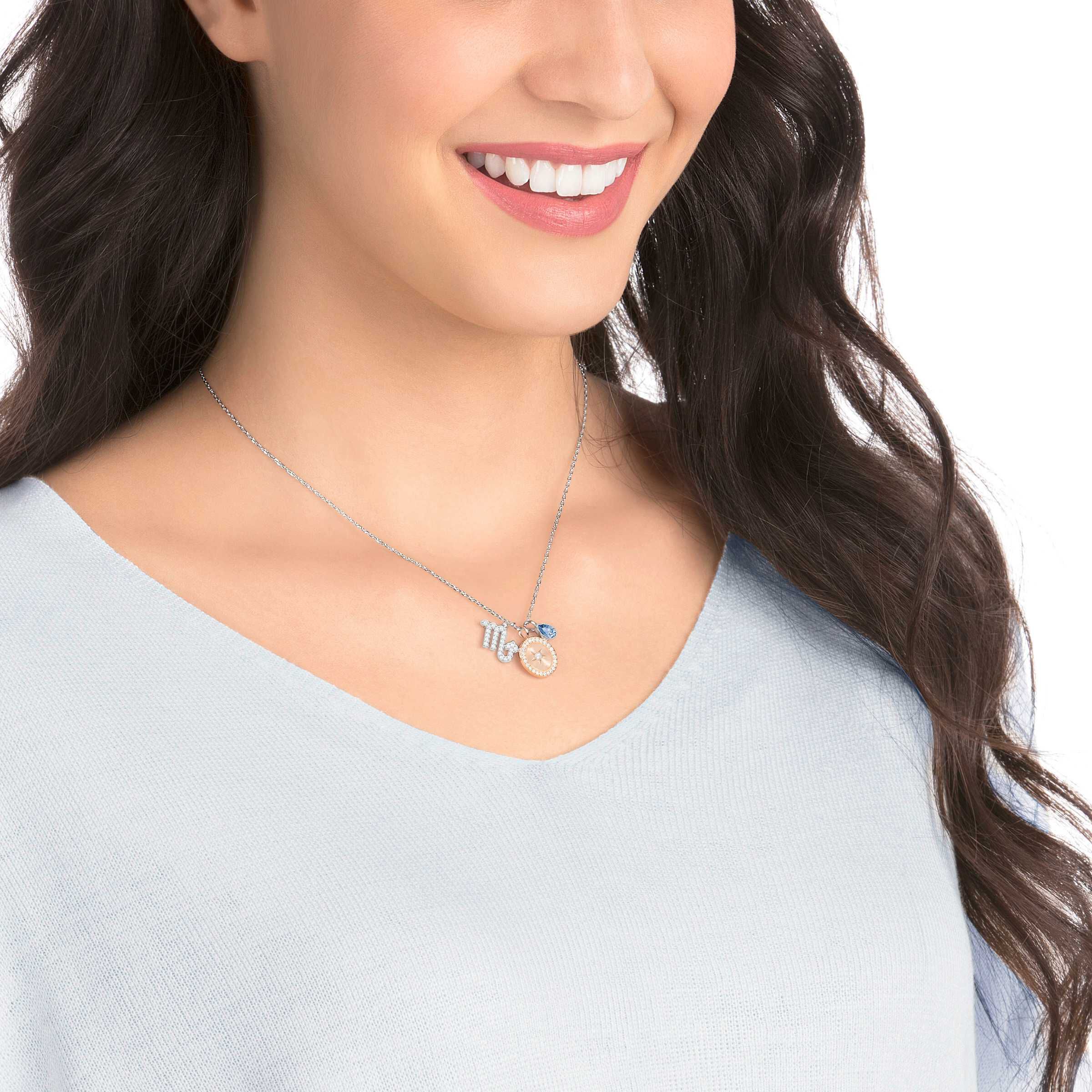 Zodiac pendant necklace swarovski top