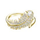 swarovski nice motif ring white gold tone plated