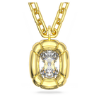 Dulcis pendant,  Cushion cut crystals, Gold-tone plated