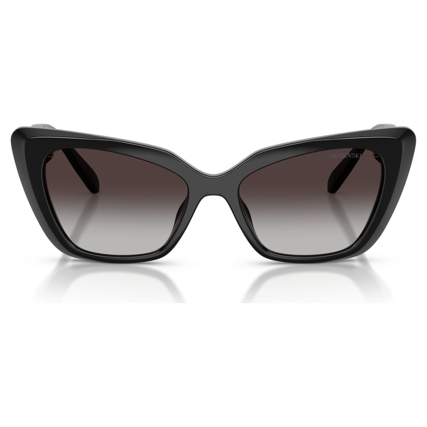 swarovski sunglasses  cat eye shape  sk6047  black