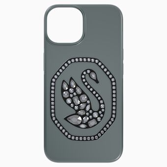 Signum smartphone case, Swan, iPhone® 14, Black