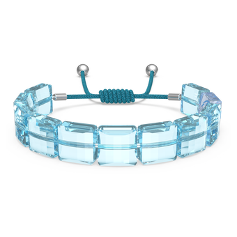 swarovski letra bracelet  evil eye  blue  rhodium plated