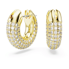 swarovski dextera hoop earrings pav white gold tone plated
