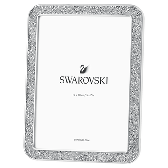 swarovski minera picture frame silver tone